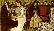 Paul Cezanne Girl at the Piano china oil painting artist
